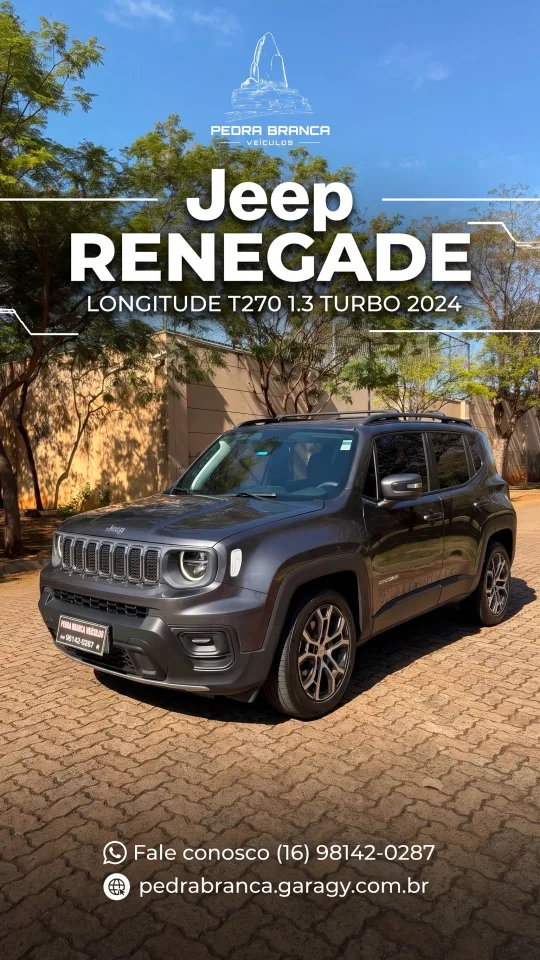 Story de Jeep Renegade montado pelo Garagy